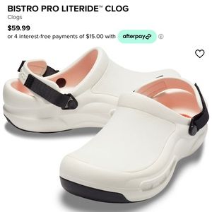 NWT Croc Bistro Pro Lite Ride size 7